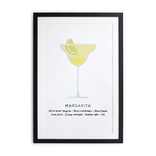 Постер в рамка , 40 x 50 cm Margarita - Really Nice Things