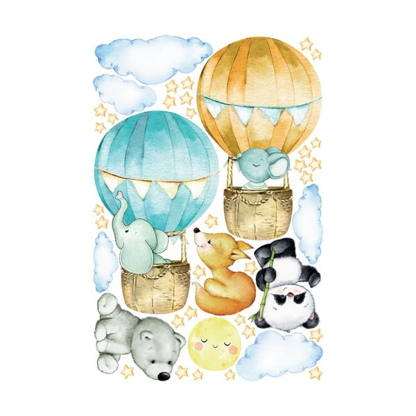 Детски стикери за стена Балони и звезди - Ambiance-image-2