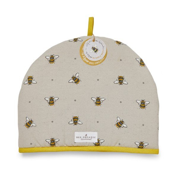 Бежово-жълто памучно покривало за чайник с Bumble Bee - Cooksmart ®-image-2