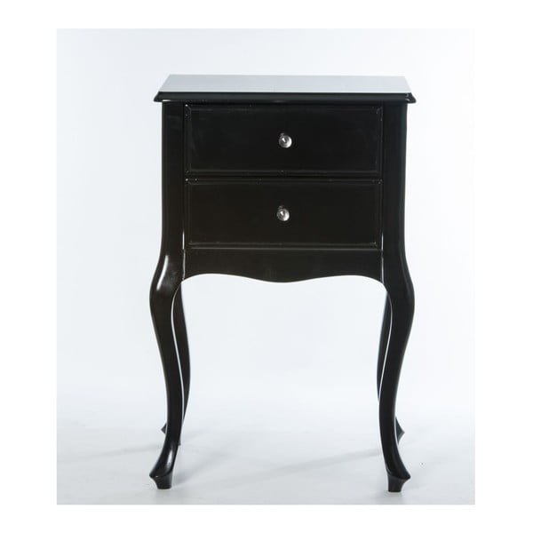 Odkládací stolek Black Vintage, 46x33x70 cm