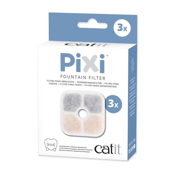 Филтри за воден фонтан за котка в комплект 3 бр. Catit Pixi – Plaček Pet Products