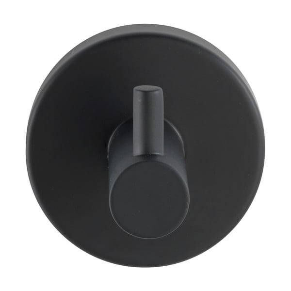 Матово черно стенна кука от неръждаема стомана Bosio – Wenko-image-2