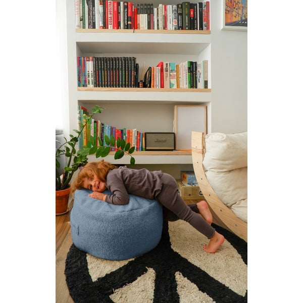 Сив детски пуф Blue - Really Nice Things-image-2