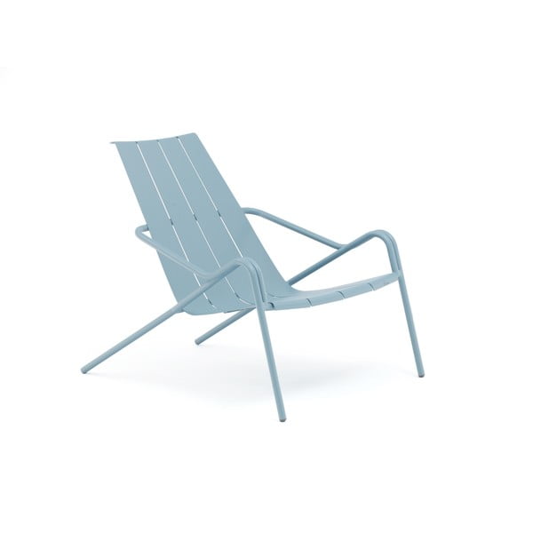 Синьо метално градинско кресло Fleole – Ezeis
