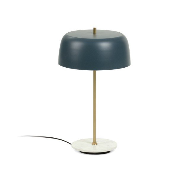 Tmavě modrá stolní lampa La Forma Binary, výška 31 cm