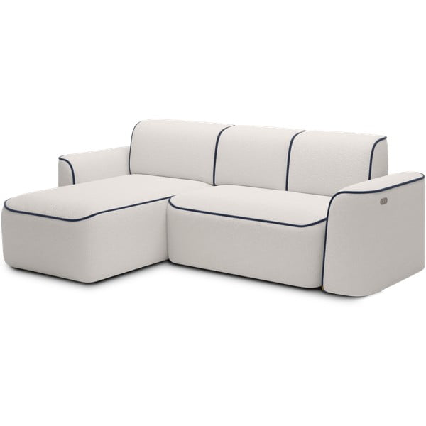Син кремав ъглов диван от букле (ляв ъгъл) Ume – ELTAP-image-2