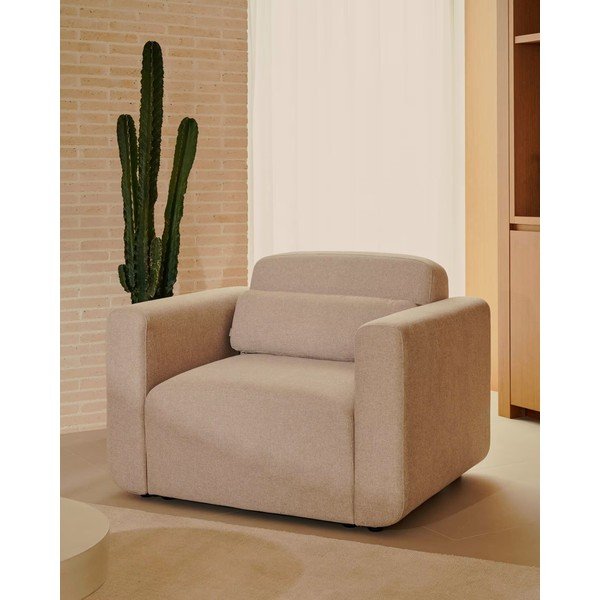 Бежов фотьойл Neom - Kave Home-image-1