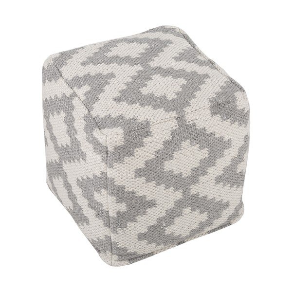 Сив и бежов пуф Kalaidu Napua - Westwing Collection-image-2