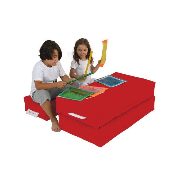 Червен детски диван 100 cm Nier - Floriane Garden-image-3