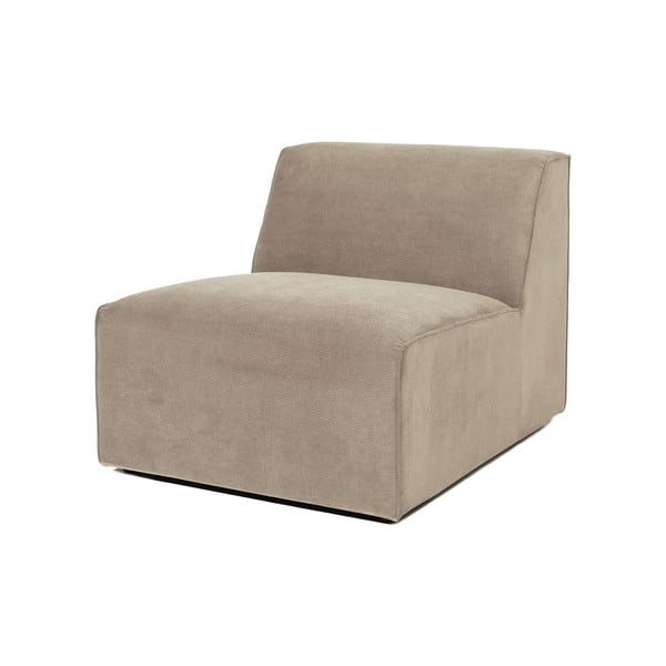 Бежов велурен модул на дивана (централна част) Sting - Scandic-image-2