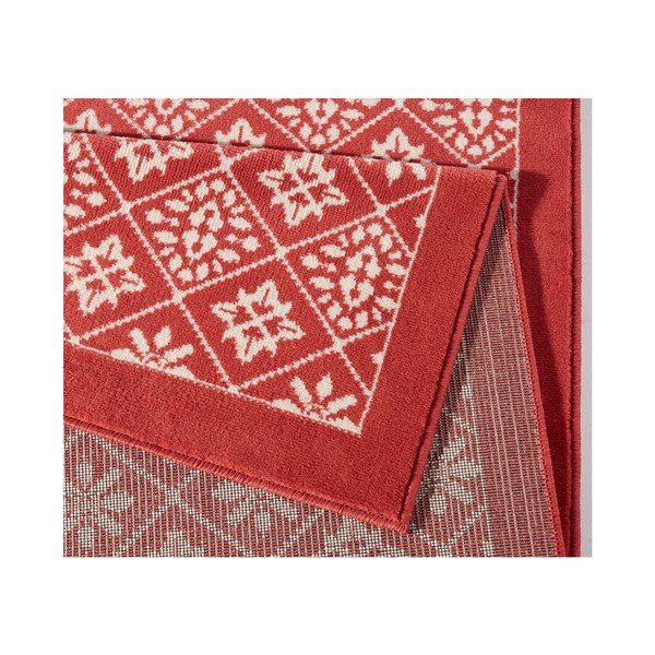 Červený koberec Hanse Home Gloria Tile, 160 x 230 cm-image-2