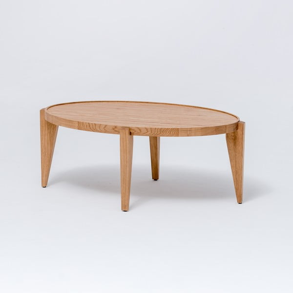 Dubový kávový stolek Bontri, 90x50 cm