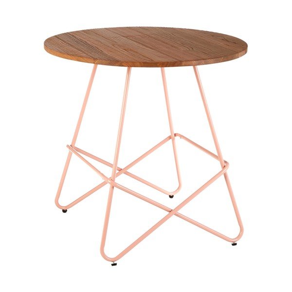 Кръгла трапезна маса от масивен бряст ø 80 cm District – Premier Housewares