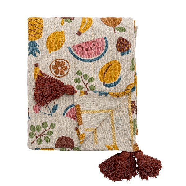 Бебешко одеяло от рециклиран памук 130x160 cm Fruitta – Bloomingville Mini