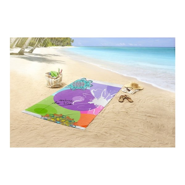 Плажна кърпа с печат Vivant, 100 x 180 cm - HIP-image-1
