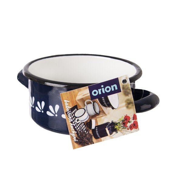 Синя емайлирана тенджера , 0,6 л - Orion-image-4