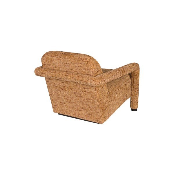 Жълто шенилово кресло Kent – Dutchbone-image-4