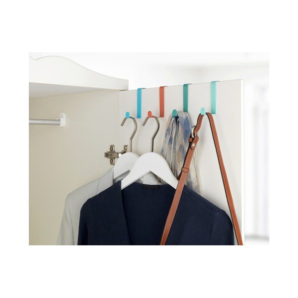 Комплект от 4 цветни куки за закачане - Wenko-image-1