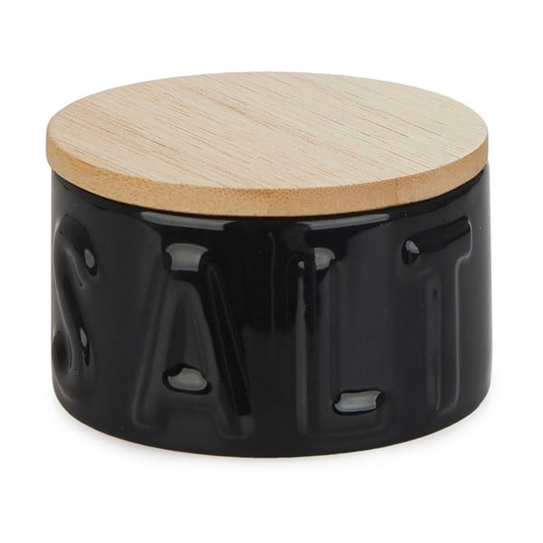 Черна керамична кутия за сол - Balvi-image-2