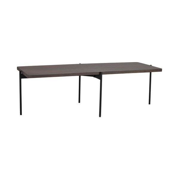 Масичка за кафе от кафява ясенова дървесина 145 x 60 cm Shelton - Rowico-image-3