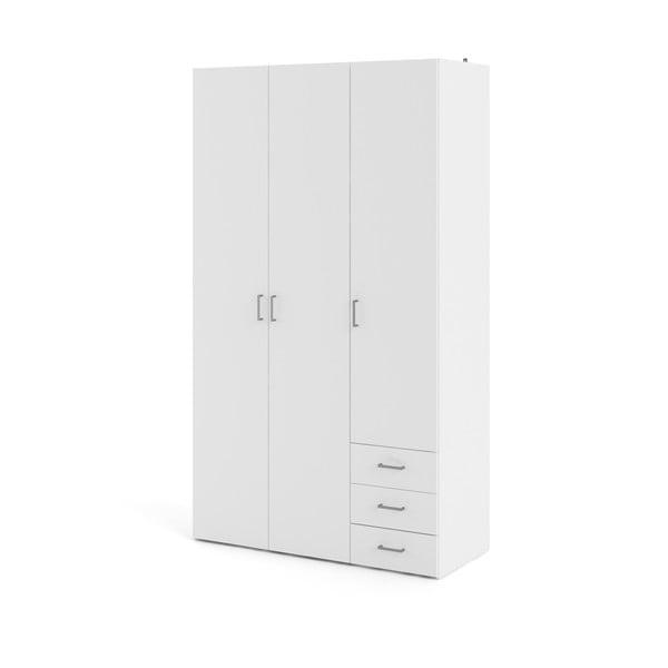 Бял гардероб 116x200 cm Space – Tvilum-image-2