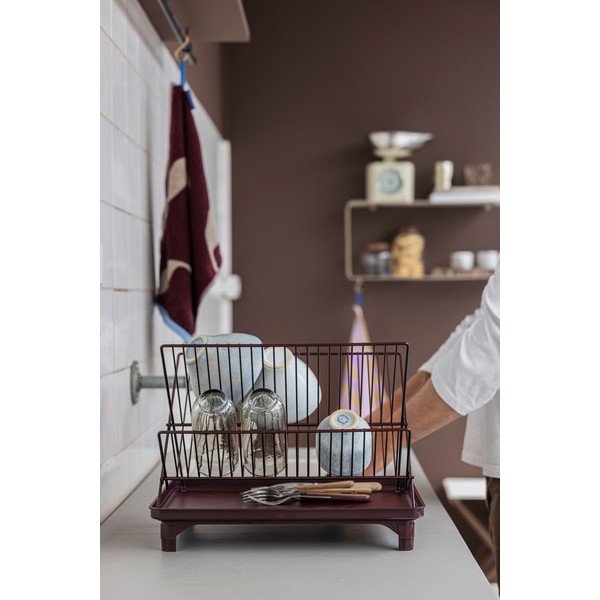 Бордо двуетажна тавичка за оттичане 42x29 cm Dry-It – Mette Ditmer Denmark-image-3