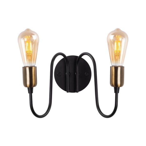 Черна стенна лампа Firat – Opviq lights