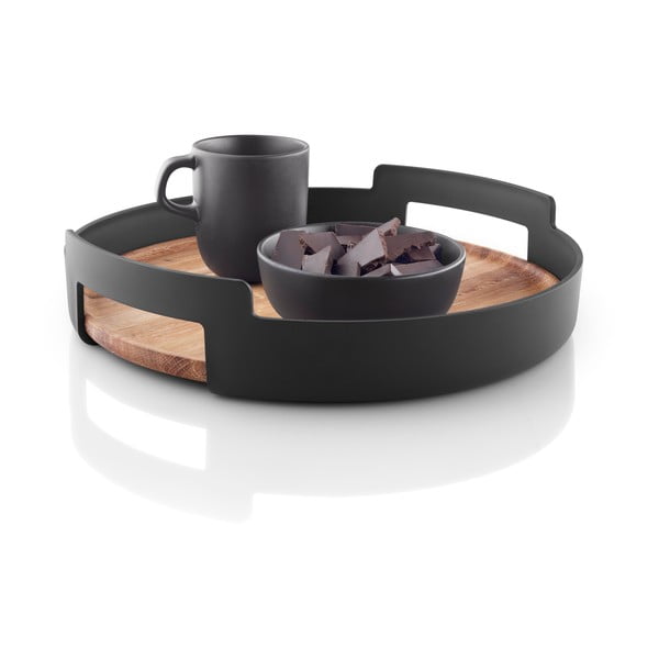Дървен поднос за сервиране Nordic, ø 35 cm Nordic Kitchen - Eva Solo-image-2