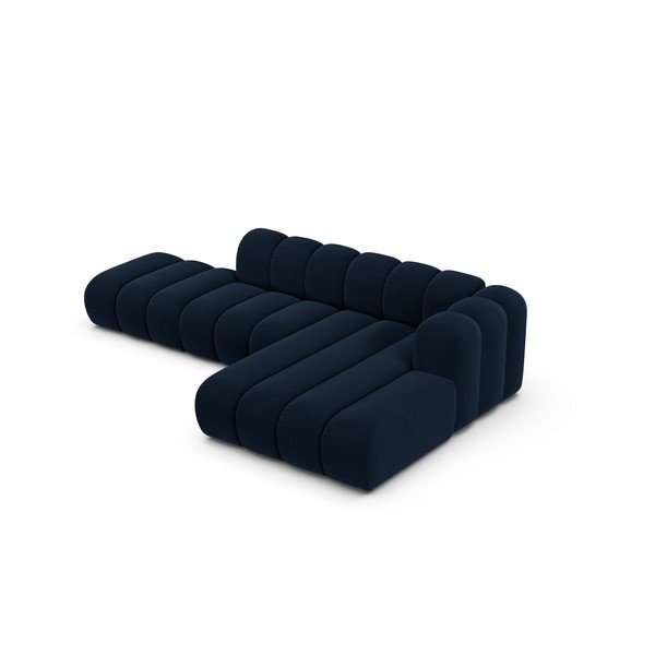 Тъмносин ъглов диван (десен ъгъл) Lupine – Micadoni Home-image-2