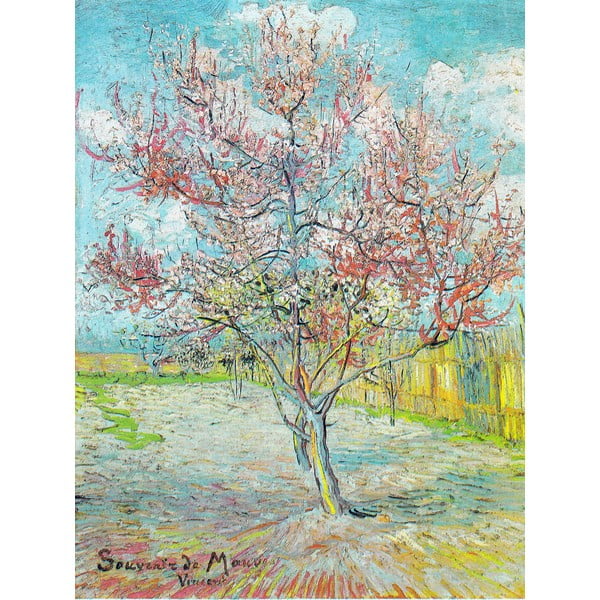 Живопис - репродукция 50x70 cm Pink Peach Trees, Vincent van Gogh - Fedkolor