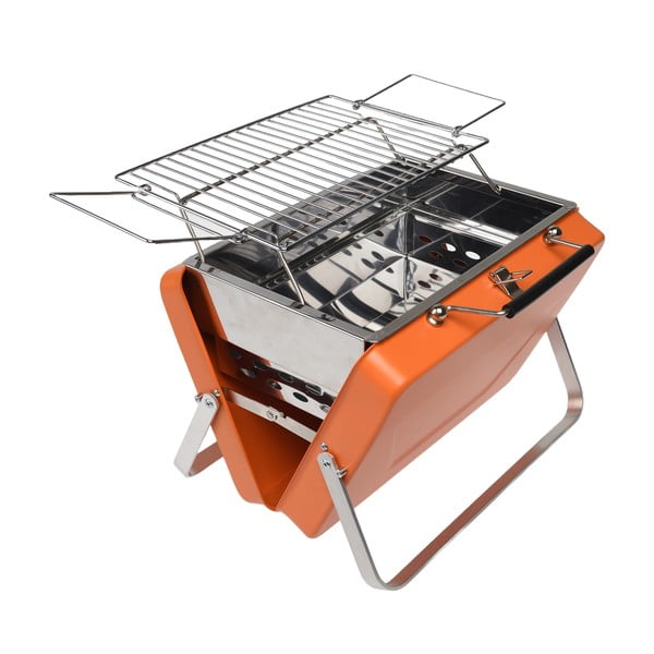 Преносим грил на дървени въглища Burnt Orange – Rex London-image-3