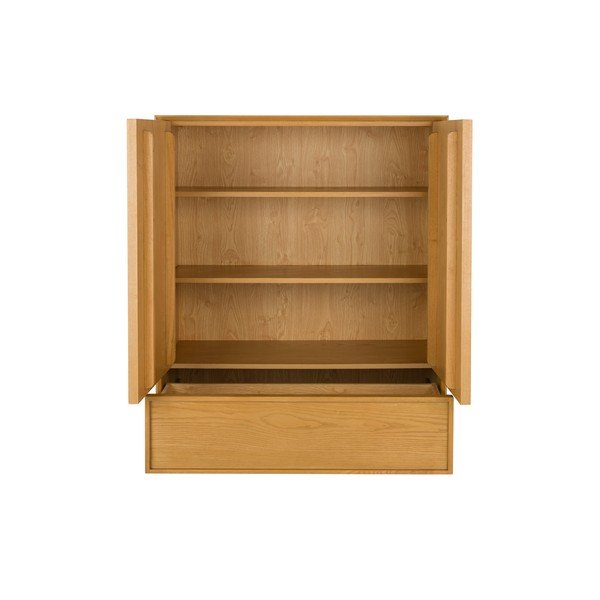 Шкафче от масивен ясен в естествен цвят 100x120x45 cm Raster – Zuiver-image-2