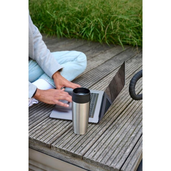 Чаша за път в сребрист цвят 360 ml – Tefal-image-1