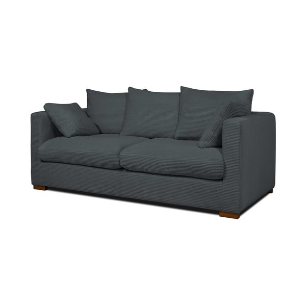 Сив велурен диван 175 cm Comfy - Scandic-image-2