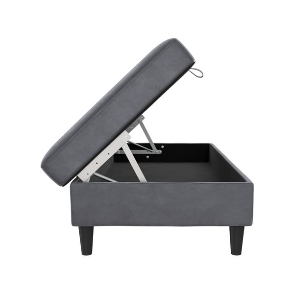 Сива кадифена табуретка Hartford – Støraa-image-3