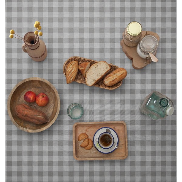 Покривка за маса Grey Vichy, 140 x 200 cm - Really Nice Things-image-2