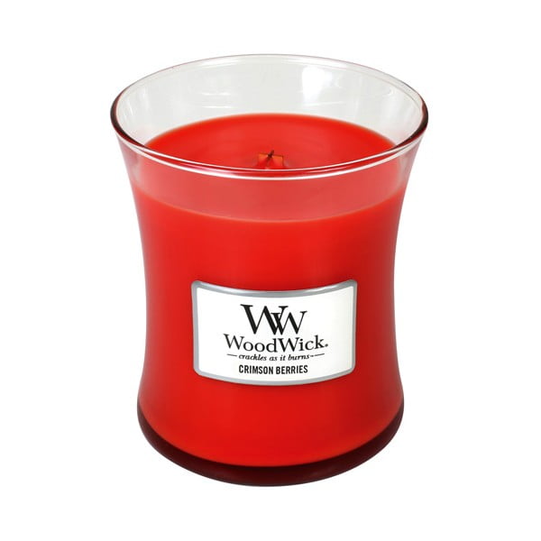 Vonná svíčka WoodWick Červená jeřabina, 275 g, 60 hodin