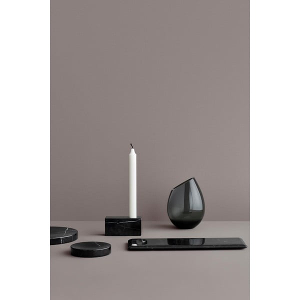 Зелена стъклена ваза "Капка дъжд", височина 24 cm - Blomus-image-2