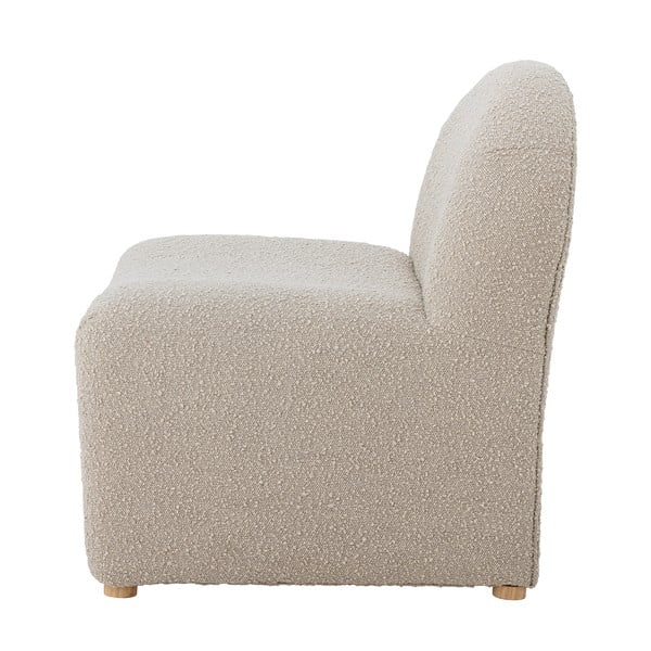 Кремаво кресло от прежда с примки от букле Neel – Bloomingville-image-3