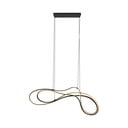 Черно LED висящо осветително тяло с метален абажур Nala - Trio Select