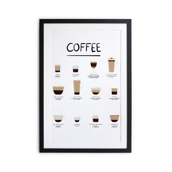 Плакат в рамка 30x40 cm Coffee - Really Nice Things