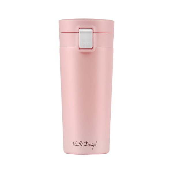 Розова термочаша за пътуване , 400 ml Fuori - Vialli Design