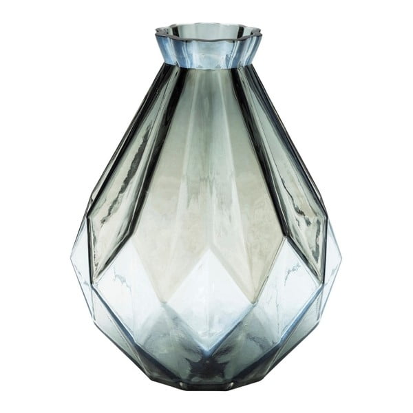 Skleněná váza z ručně foukaného skla Kare Design Le Gema, výška 30 cm