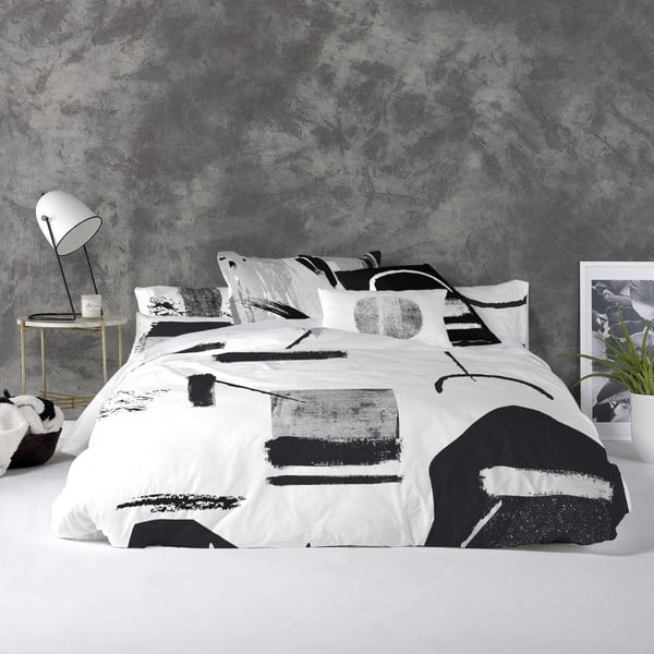 Памучна завивка Shapes, 200 x 200 cm Nordica - Blanc-image-1