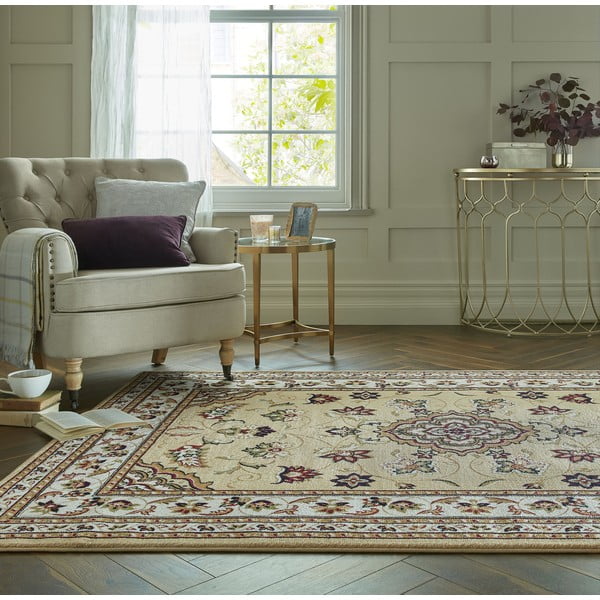 Бежов килим 240x340 cm Sherborne – Flair Rugs-image-1