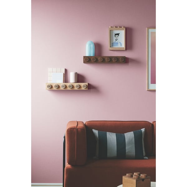 Детски стенен рафт от дъбова дървесина Wood - LEGO®-image-1