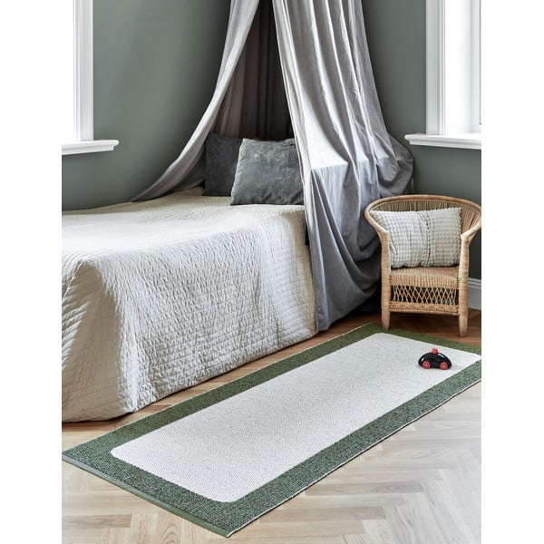 Зелен и кремав килим за открито и закрито 70x120 cm Ilda Pine – Pappelina-image-3