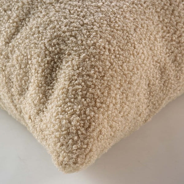 Декоративна възглавница от букле 45x45 cm Wooly – douceur d'intérieur-image-2