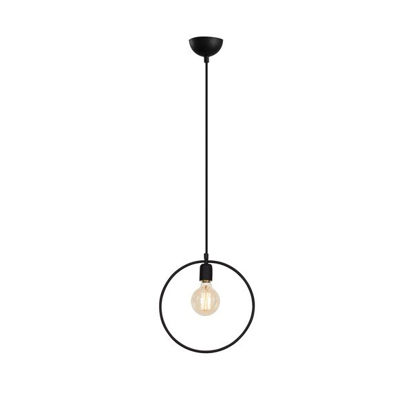 Черно висящо осветително тяло Geonni – Opviq lights-image-2