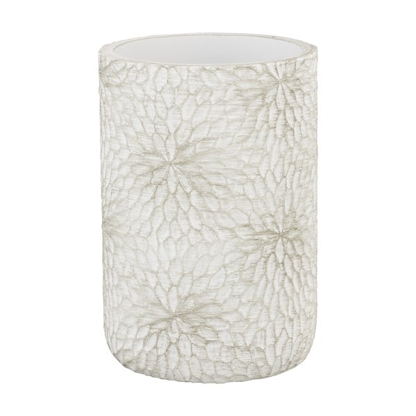 Чаша за четки за зъби от полиресин в бял и златист цвят Montalfano – Wenko